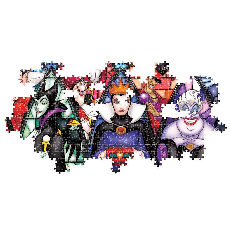 Clementoni Παζλ Panorama High Quality Collection Disney Villains 1000 τμχ - Compact Box - Image 3