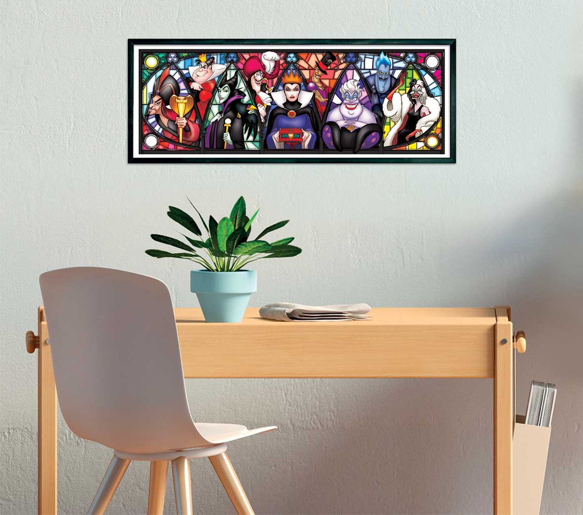 Clementoni Παζλ Panorama High Quality Collection Disney Villains 1000 τμχ - Compact Box - Image 4