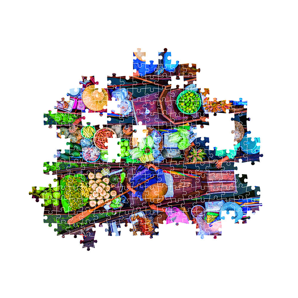 Clementoni Παζλ High Quality Collection Πλεούμενη Αγορά 1000 τμχ - Compact Box - Image 4