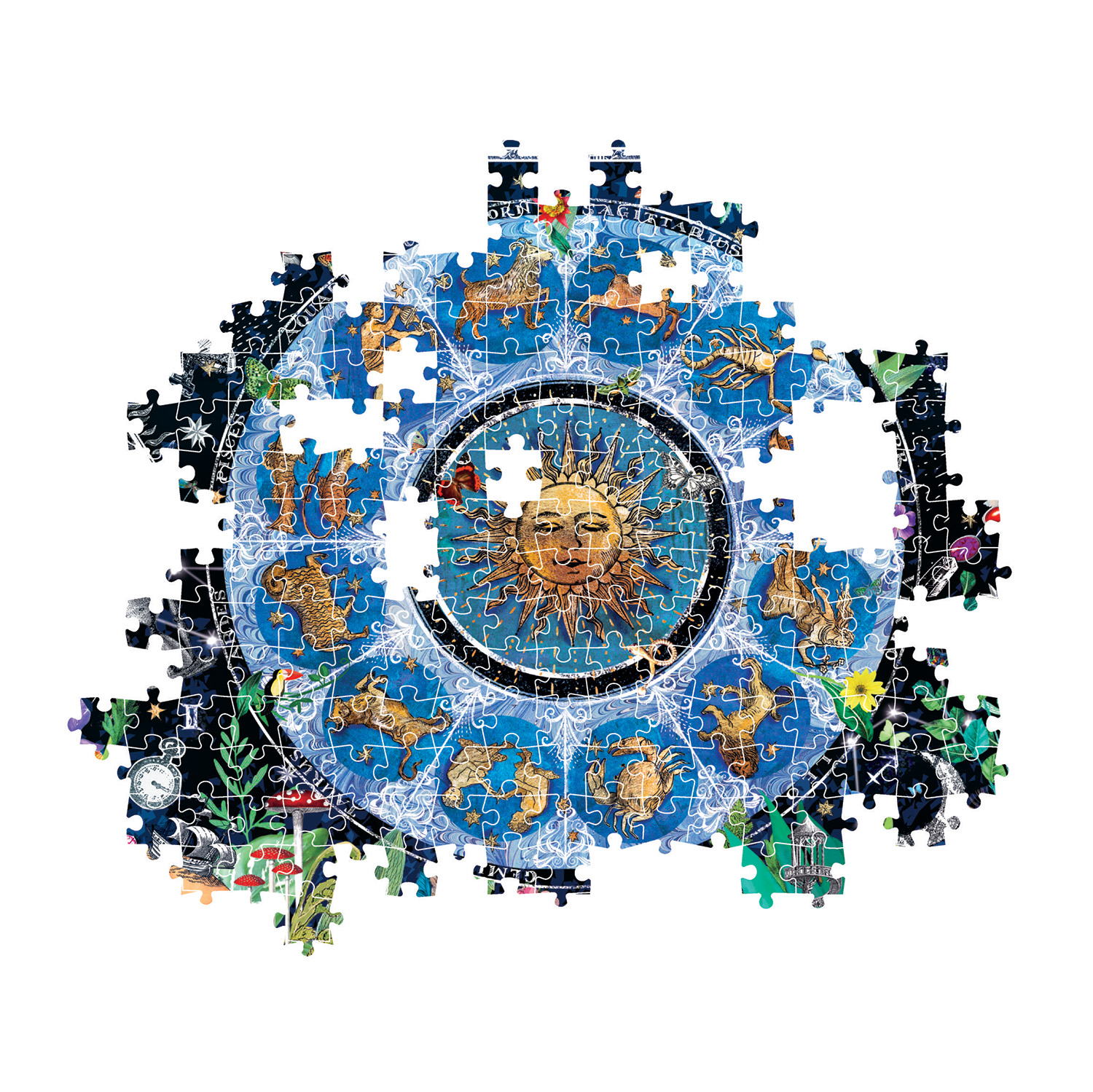 Clementoni Παζλ High Quality Collection Αστρολογικός Χάρτης 1000 τμχ - Compact Box - Image 2