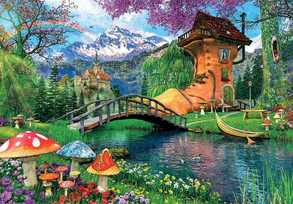 Clementoni Παζλ High Quality Collection Σπίτι Σε Σχήμα Παπουτσιού 500 τμχ - Image 2