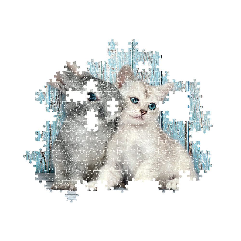 Clementoni Παζλ High Quality Collection Cat And Bunny 500 τμχ - Compact Box - Image 3