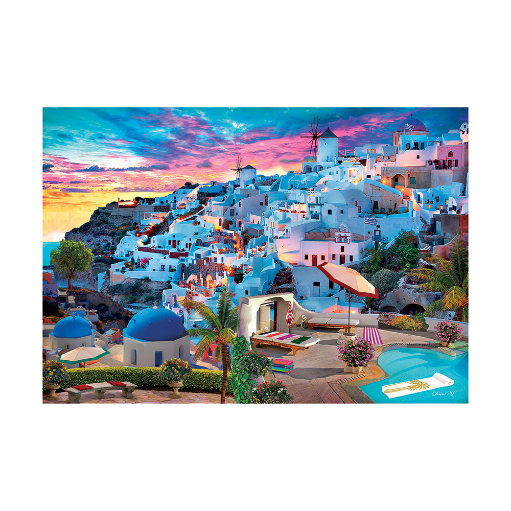 Clementoni Παζλ High Quality Collection Σαντορίνη 500 τμχ - Compact Box - Image 2