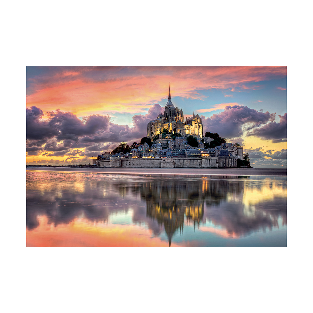 Clementoni Παζλ High Quality Collection Le Magnifique Mont Saint-Michael 1000 τμχ - Compact Box - Image 2