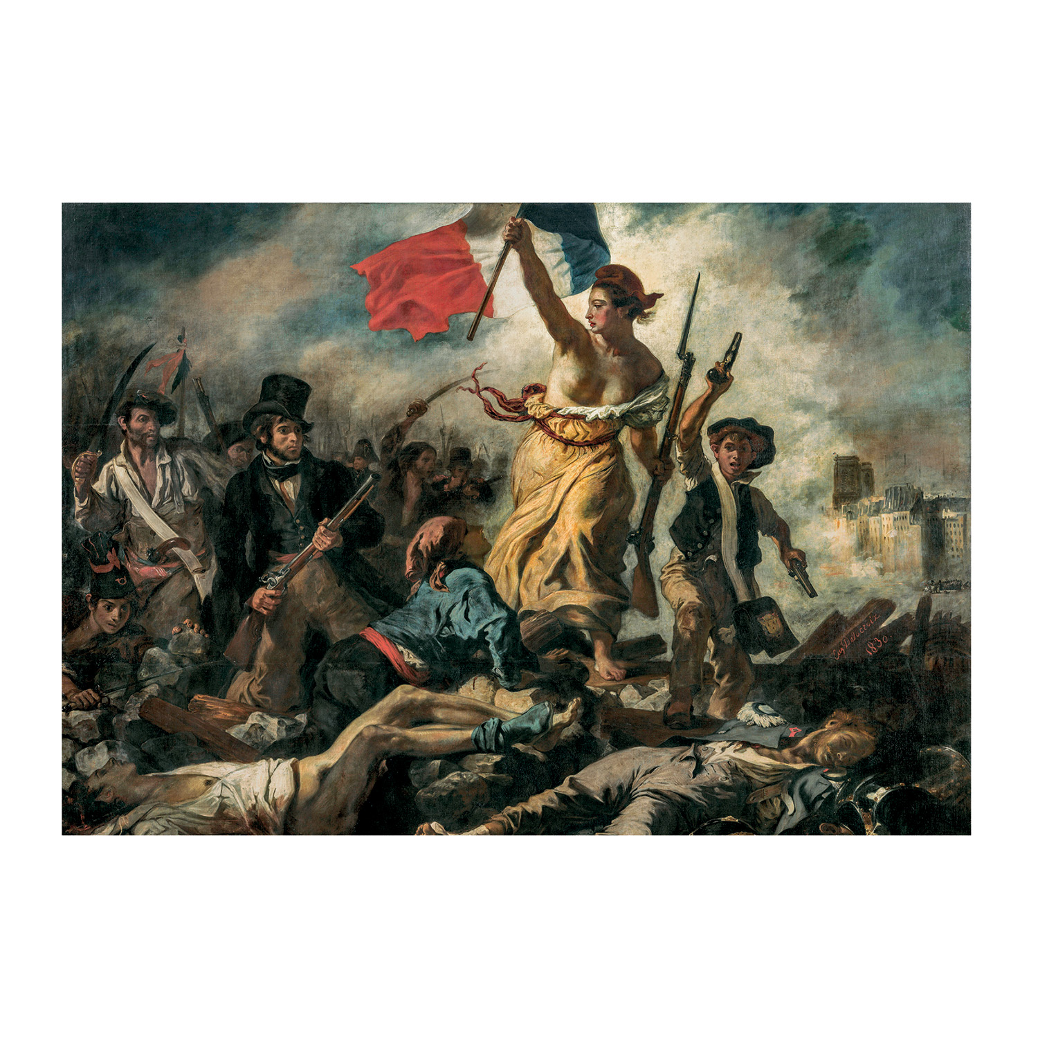 Clementoni Παζλ Museum Collection Eugene Delacroix: Η Ελευθερία Οδηγεί το Λαό 1000 τμχ - Compact Box - Image 2