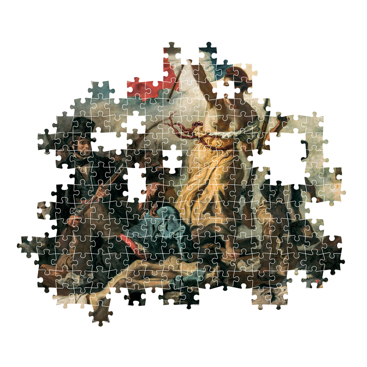 Clementoni Παζλ Museum Collection Eugene Delacroix: Η Ελευθερία Οδηγεί το Λαό 1000 τμχ - Compact Box - Image 3