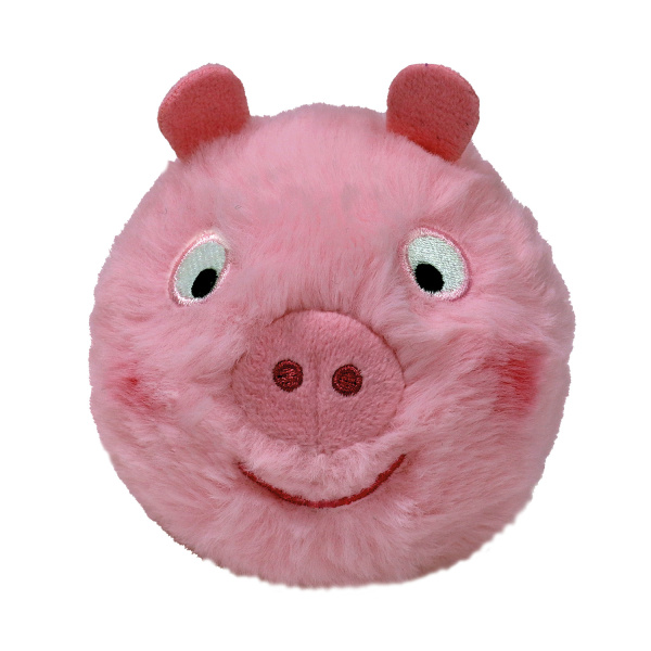 TY Beanie Bouncers Peppa Pig Χνουδωτό Μπαλάκι που Αναπηδάει Ροζ