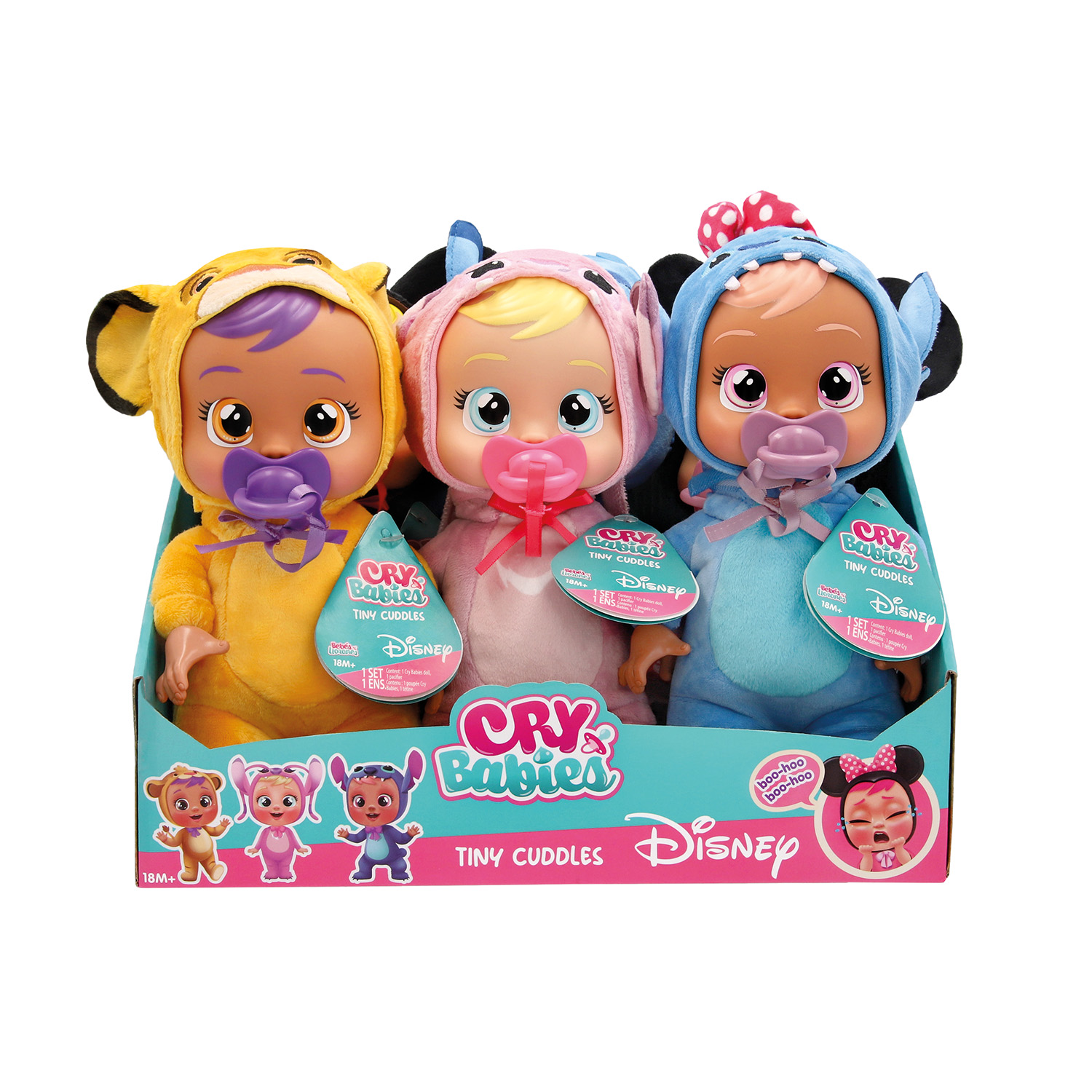 Cry Babies Tiny Cuddles Disney Διαδραστική Κούκλα Κλαίει Με Αληθινά Δάκρυα - Image 2