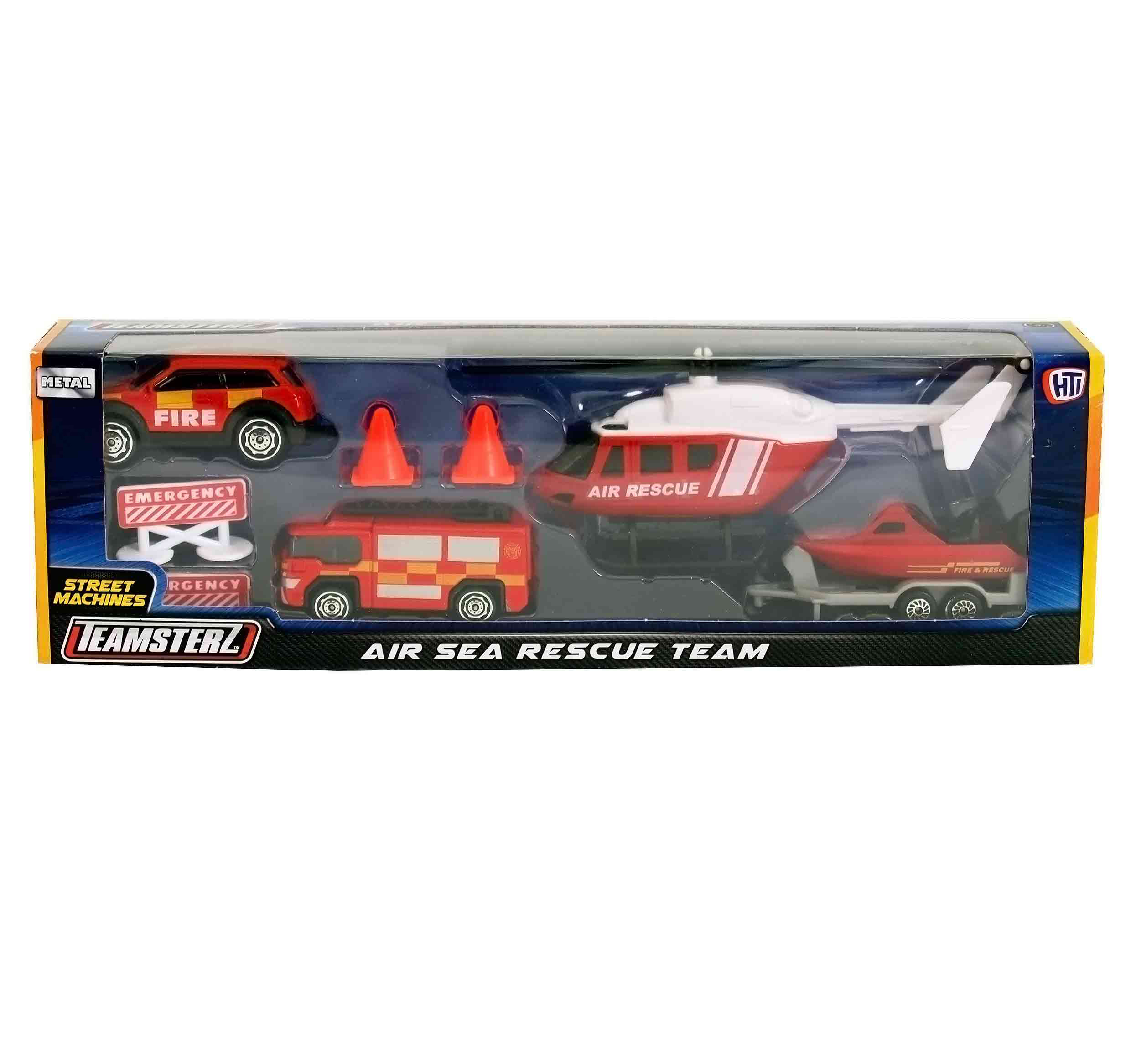 Teamsterz Οχήματα Διάσωσης Αέρος και Θαλάσσης Die Cast με Αξεσουάρ Για 3+ Χρονών - Image 3