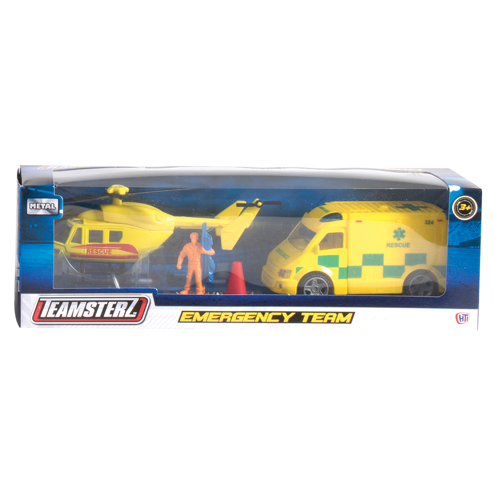 Teamsterz Σετ Αυτοκινητάκια Έκτακτης Ανάγκης Die-Cast Για 3+ Χρονών - Image 5