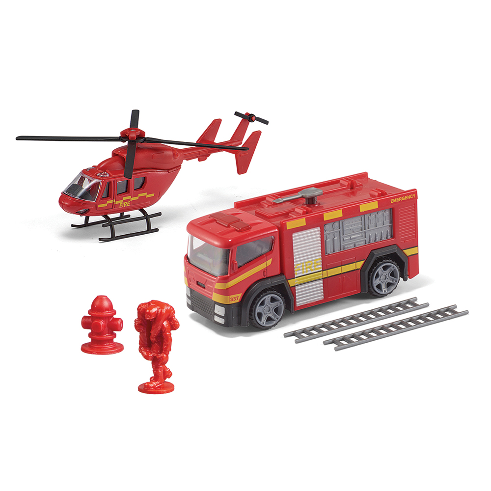 Teamsterz Σετ Αυτοκινητάκια Έκτακτης Ανάγκης Die-Cast Για 3+ Χρονών - Image 4