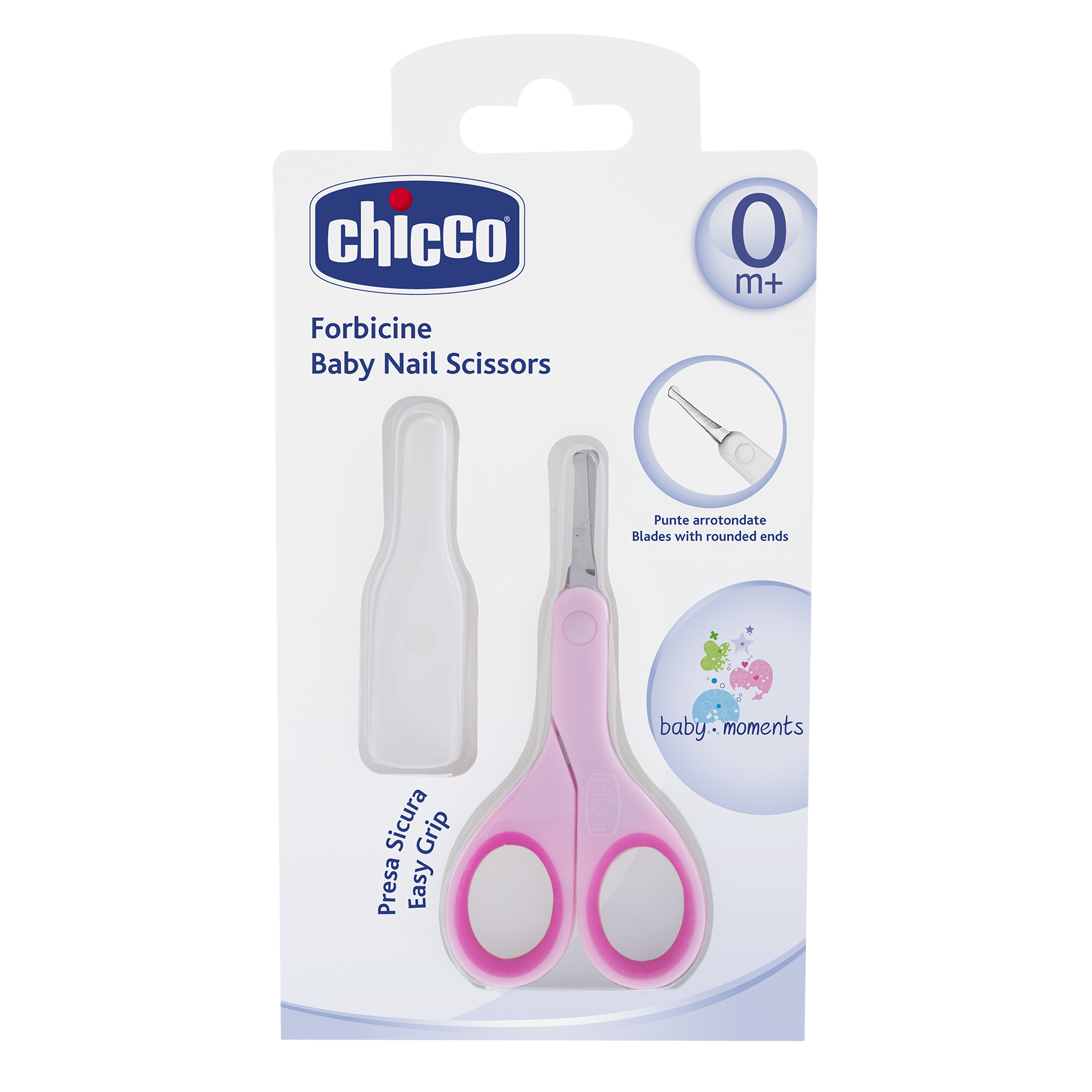 Chicco Ψαλιδάκι Ασφαλείας Ροζ Με Θήκη Για 0+ Μηνών - Image 2