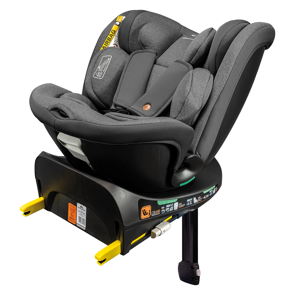 Bebe Confort Καθισματάκι Αυτοκινήτου Grow Fix για Παιδί 40-150cm Tinted Graphite - Image 4