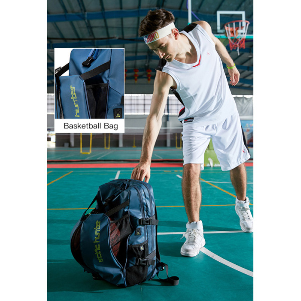 Alternative view of ARCTIC HUNTER τσάντα πλάτης B00391 με θήκη μπάλας & laptop, 26L, μαύρη