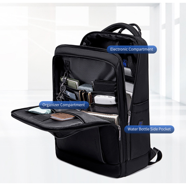 Alternative view of ARCTIC HUNTER τσάντα πλάτης B00550 με θήκη laptop 15.6", 23.5L, μαύρη