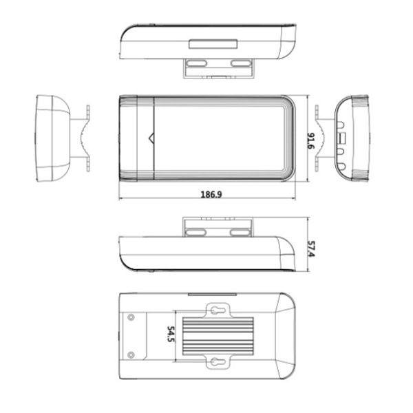 Alternative view of HIKVISION outdoor wireless CPE DS-3WF02C-5AC/O, 867Mbps 5GHz, 12dBi