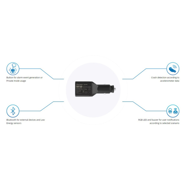 Alternative view of TELTONIKA GPS tracker αυτοκινήτου FMP100UEC301, GSM/GPRS/GNSS, Bluetooth