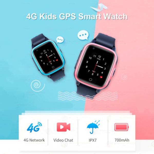 Alternative view of INTIME GPS smartwatch για παιδιά IT-046, 1.4", camera, 4G, IP67, ροζ