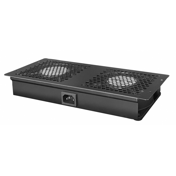 Alternative view of POWERTECH cooling fan για rack NETW-0009, 4x fans, 2x 29.5x13x4cm