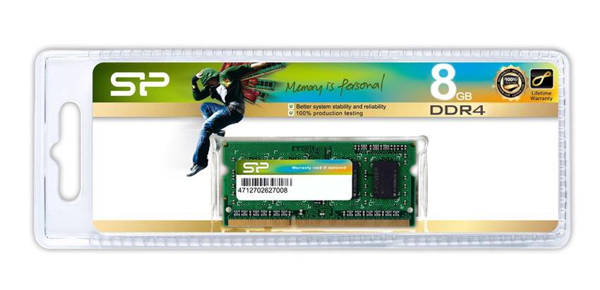 SILICON POWER μνήμη DDR4 SODimm SP008GBSFU320X02, 8GB, 3200MHz, CL22 - Image 2