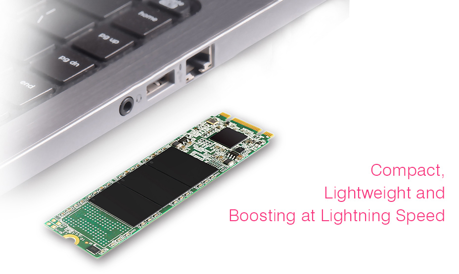 SILICON POWER SSD A55, 512GB, M.2 2280, SATA III, 560-530MB/s - Image 2