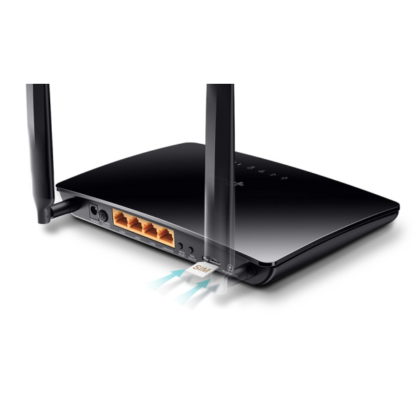 Alternative view of TP-LINK Wireless N Router TL-MR6400, 4G LTE, Wi-Fi 300Mbps, Ver. 4.0