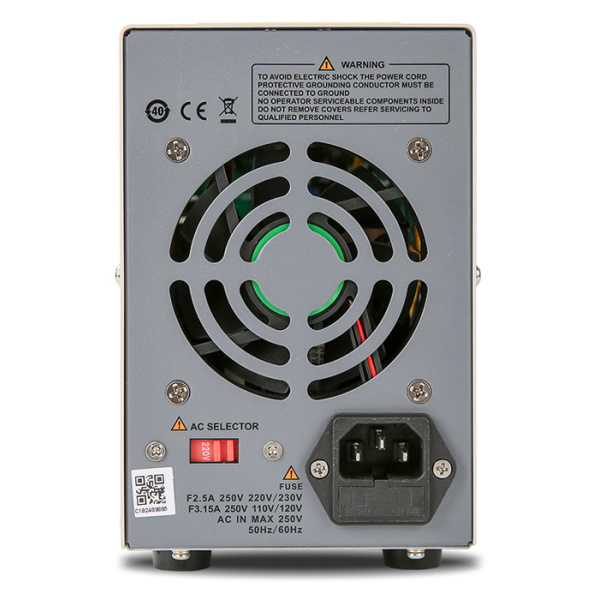 Alternative view of UNI-T DC τροφοδοτικό πάγκου UTP3315TFL-II, 1 κανάλι, 30V/5A, 150W