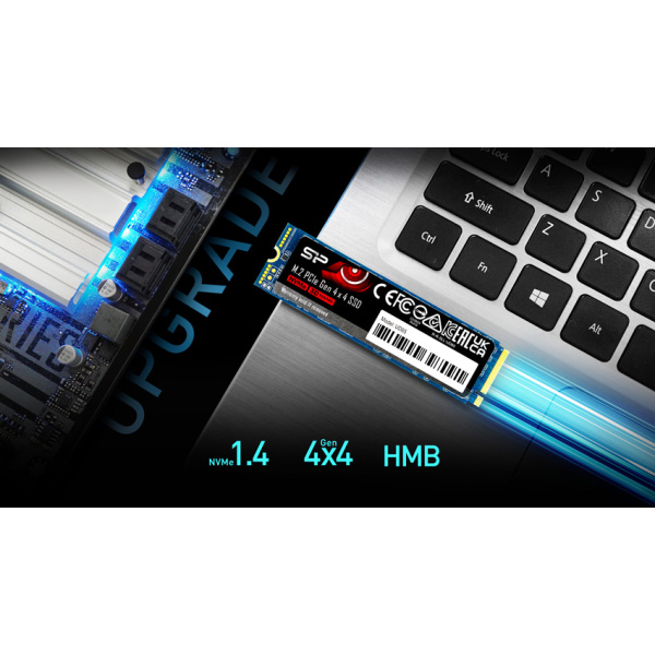 Alternative view of SILICON POWER SSD PCIe Gen4x4 M.2 2280 UD85, 2TB, 3.600-2.800MB/s