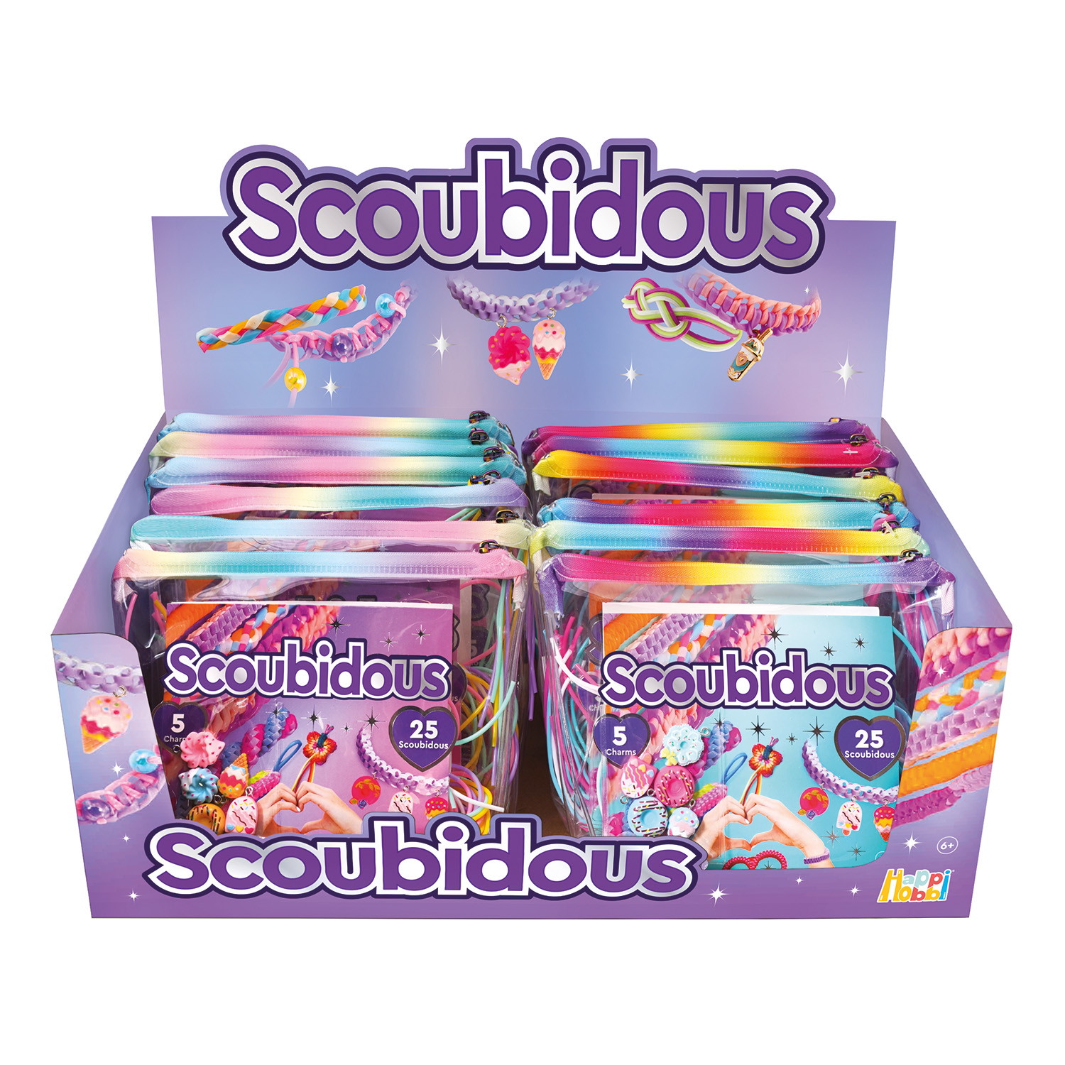 HappiHobbi Scoubidous Τσαντάκι Με 25 Scoubidous & Αξεσουάρ Για 6+ - Image 4