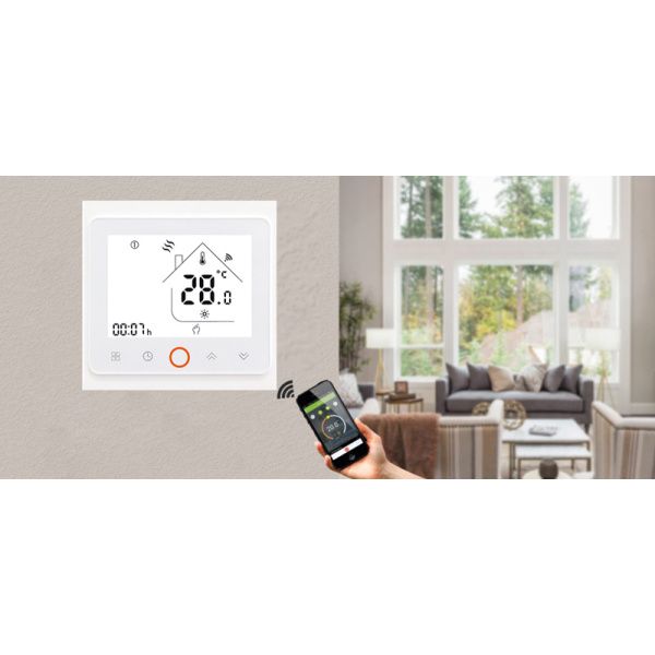 Alternative view of Smart θερμοστάτης αερίου BHT-002-GCLW, WiFi, χωνευτός, λευκός