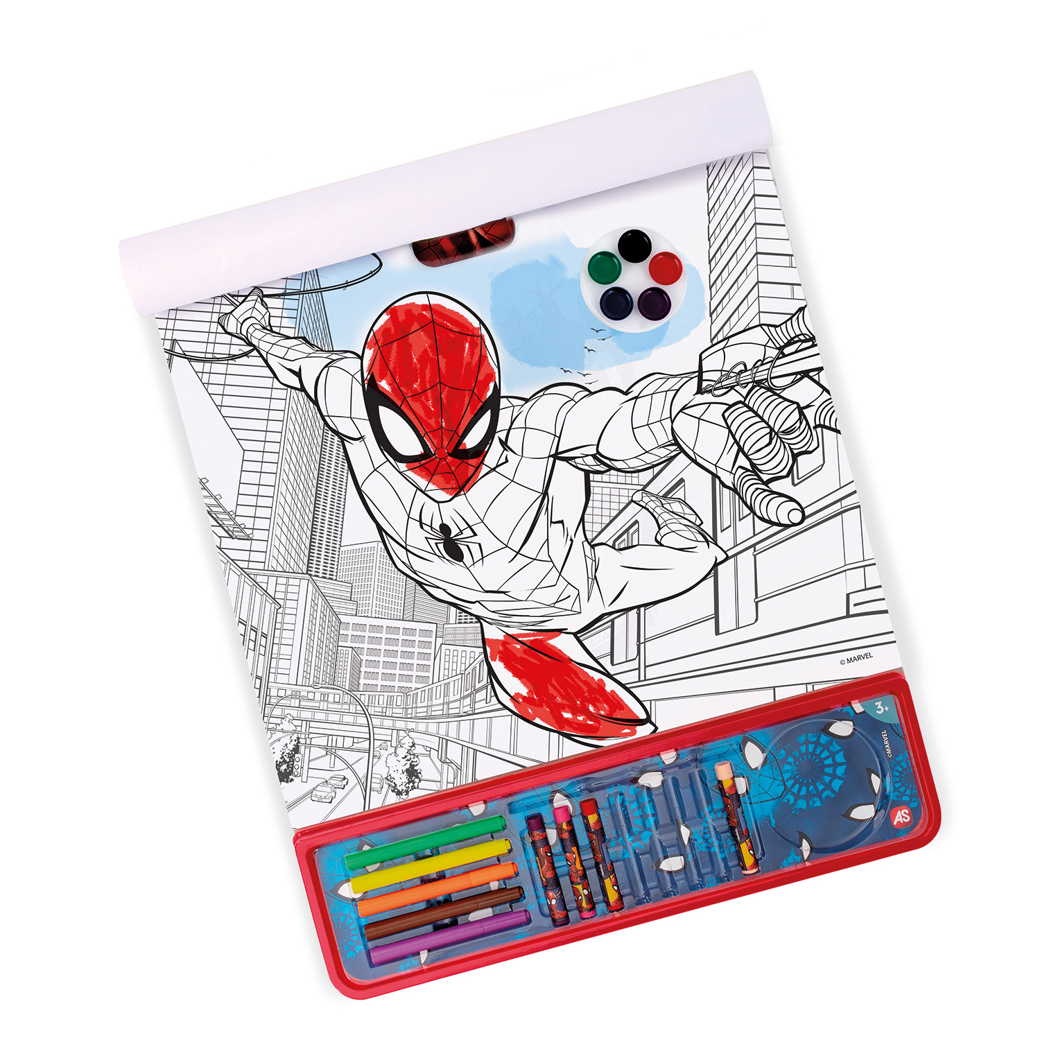 Giga Block Σετ Ζωγραφικής Marvel Spiderman 5 Σε 1 Για 3+ Χρονών - Image 2