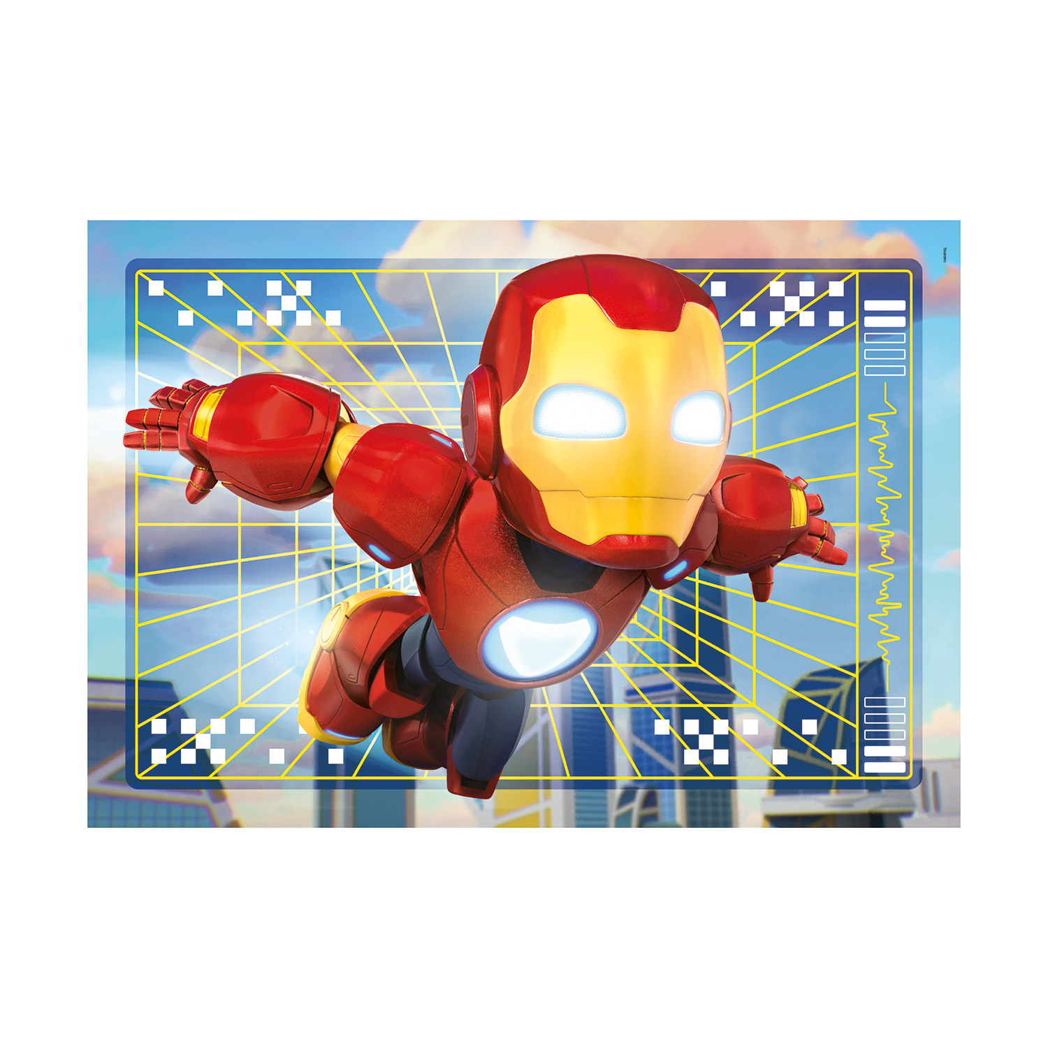 Clementoni Παιδικό Παζλ Super Color IronMan And His Awesome Friends 2x20 τμχ - Image 3