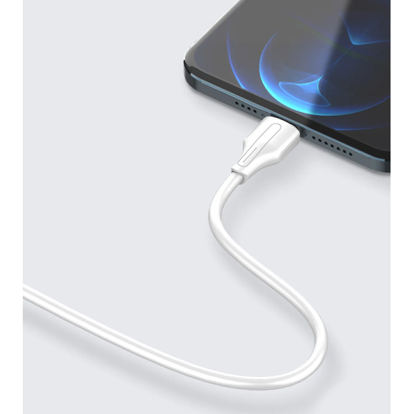 Alternative view of LDNIO καλώδιο USB-C σε USB LS540, 2.4A, 20cm, λευκό