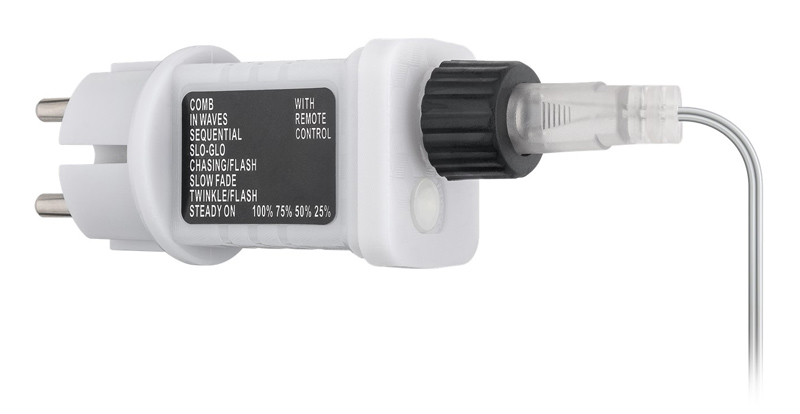 GOOBAY LED λαμπάκια κουρτίνα 57941, 3000K, 6.05m, IP44, 31V, 80 LED - Image 5