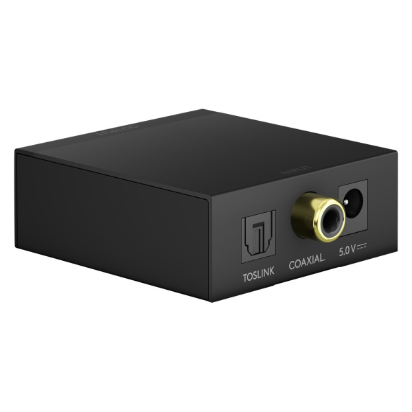 Alternative view of GOOBAY μετατροπέας ήχου 58493, Coaxial/Toslink σε 2x RCA, μαύρος