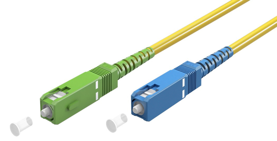 GOOBAY καλώδιο οπτικής ίνας SC-APC 59662, Singlemode OS2, 10m, κίτρινο