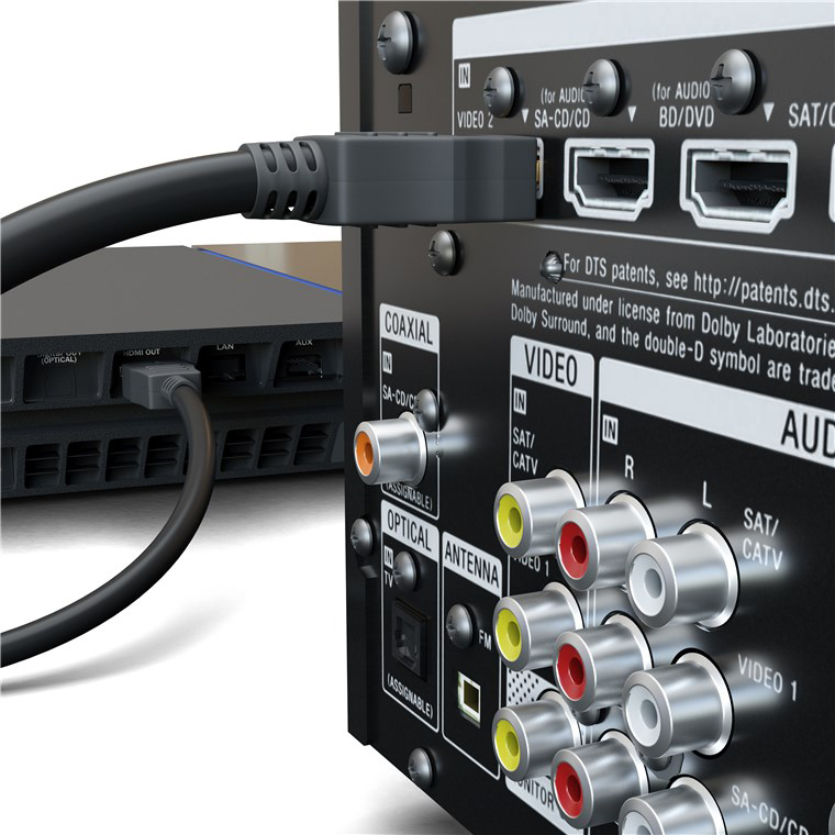 GOOBAY καλώδιο HDMI 2.0 60620 με Ethernet, 4K/60Hz, 18 Gbps, 1m, μαύρο - Image 3