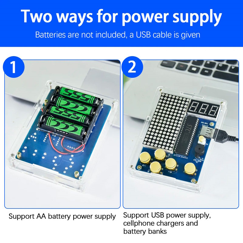 KEYESTUDIO 51 Microcontroller Game Boy 60720213 για Arduino, 4 παιχνίδια - Image 4