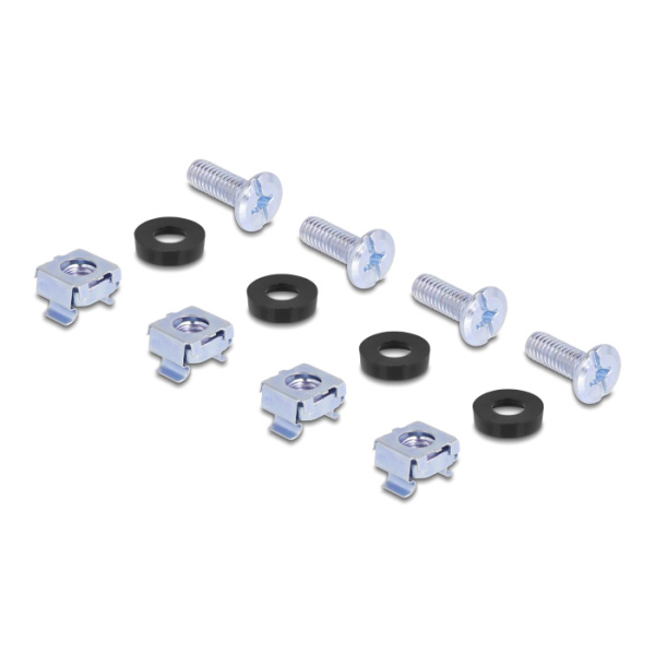 Alternative view of DELOCK σετ βάσεις τοποθέτησης για rack 66236, ασημί, 2τμχ
