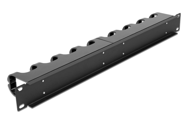 DELOCK cable management 66849 για rack 19"/1U, 10x γάντζοι, μαύρο - Image 2