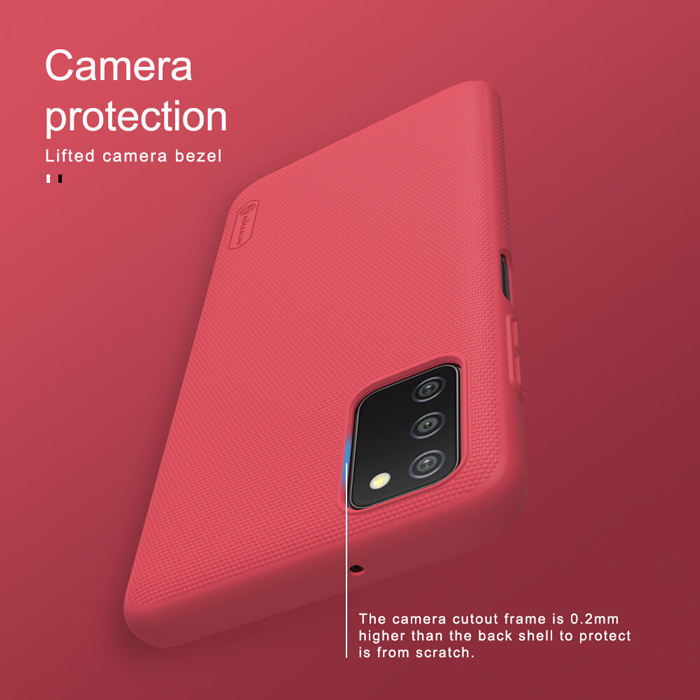 NILLKIN θήκη Super Frosted Shield για Samsung Galaxy A03S/A037G, μαύρη - Image 3