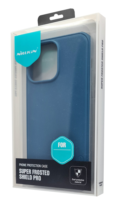 NILLKIN θήκη Super Frosted Shield Pro για Apple iPhone 14 Pro Max, μπλε - Image 4