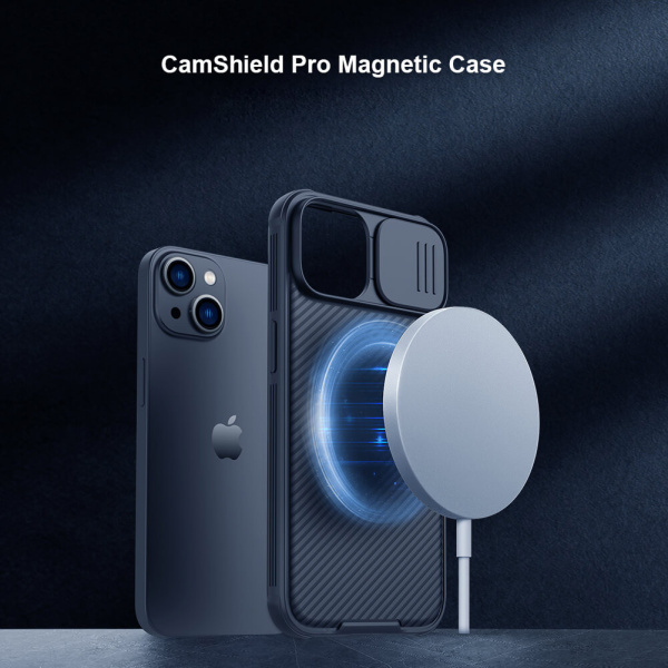 Alternative view of NILLKIN θήκη CamShield Pro Magnetic για iPhone 14, μαύρη