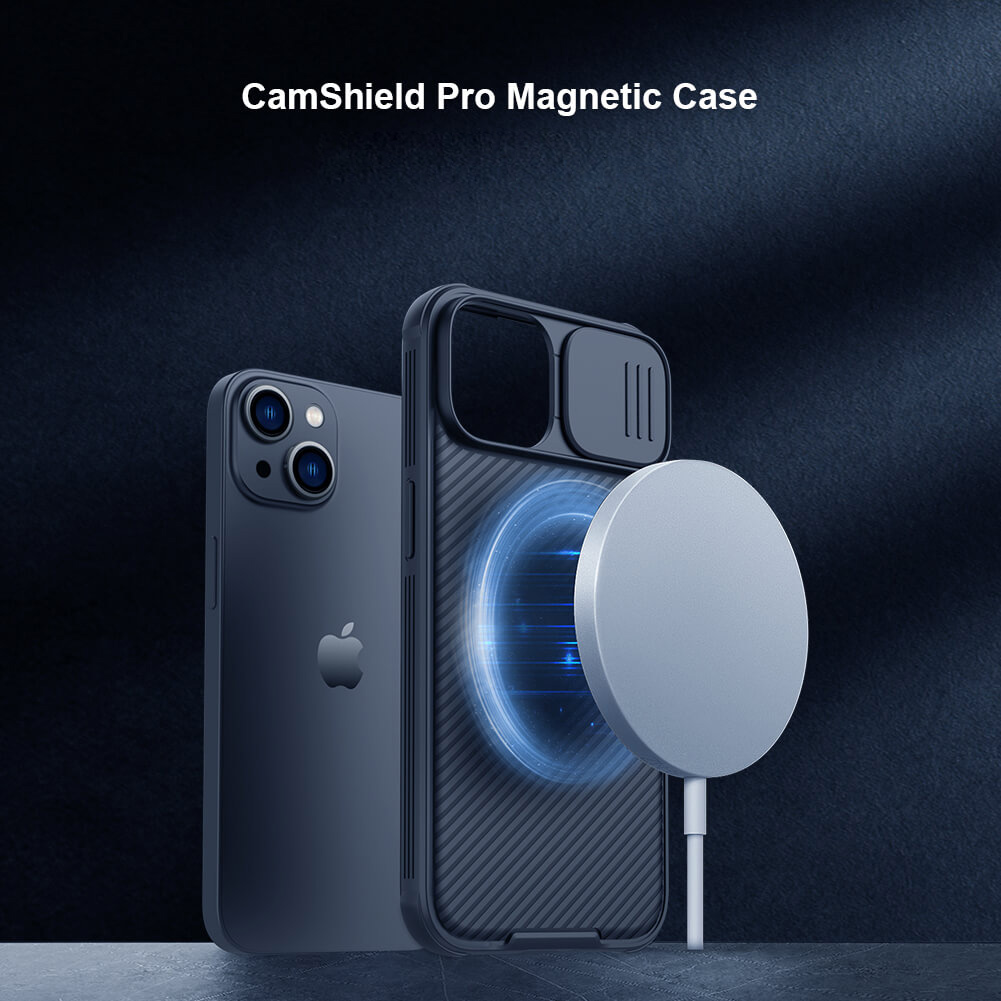 NILLKIN θήκη CamShield Pro Magnetic για iPhone 14 Plus, μαύρη - Image 2