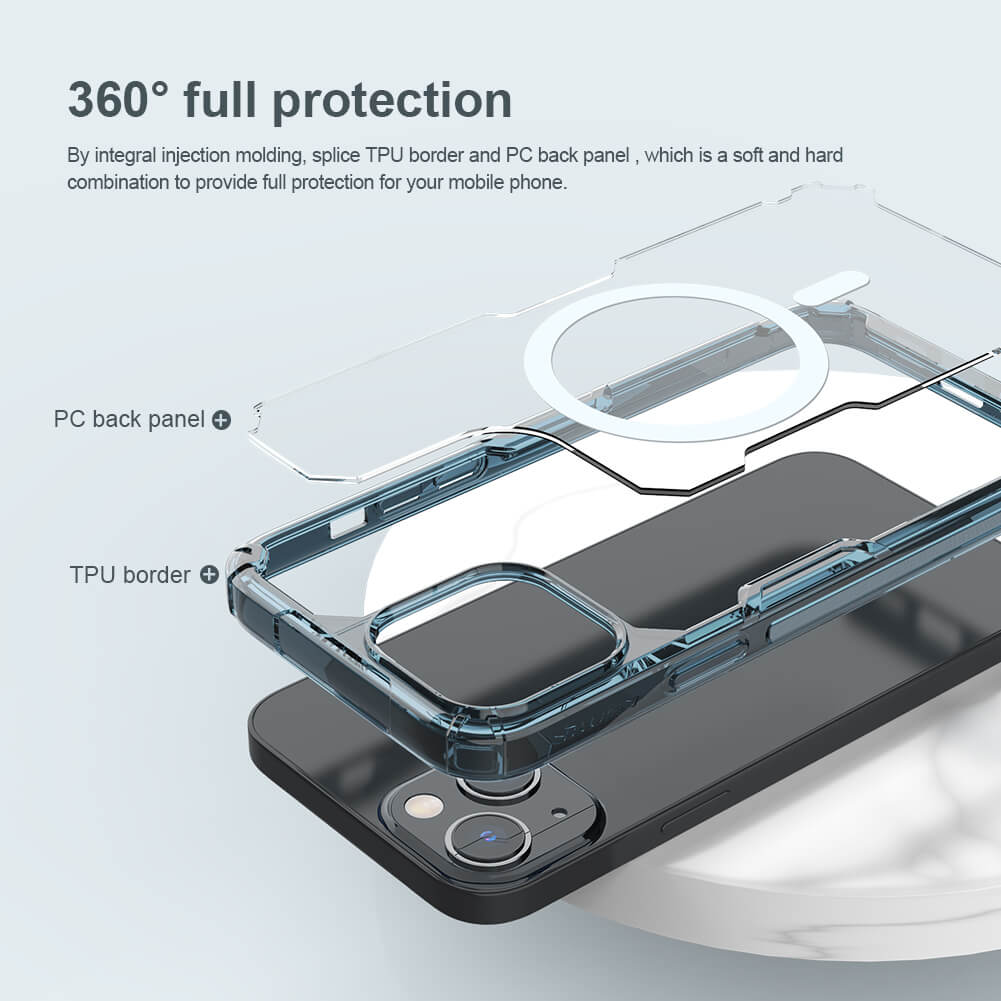 NILLKIN θήκη Nature Pro Magnetic για iPhone 14 Plus, διάφανη - Image 3