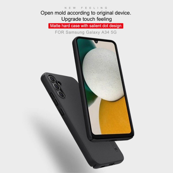Alternative view of NILLKIN θήκη Super Frosted Shield για Samsung Galaxy A34 5G, μαύρη