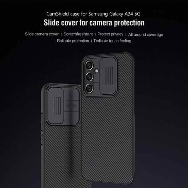 Alternative view of NILLKIN θήκη CamShield για Samsung Galaxy A34 5G, μαύρη