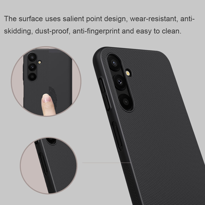 NILLKIN θήκη Super Frosted Shield για Samsung Galaxy A24 4G, μαύρη - Image 3