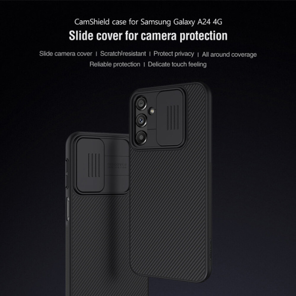 Alternative view of NILLKIN θήκη CamShield για Samsung Galaxy A24 4G, μαύρη