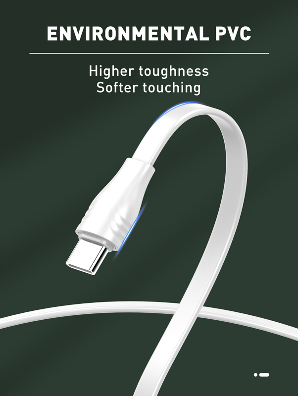 LDNIO καλώδιο USB-C σε USB-C LC131C, 65W PD, 1m, λευκό - Image 7